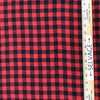 Buffalo Plaid Flannel Fabric in Red and Black | Apparel / Blankets | 54" Wide | By the Yard