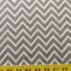 4.5 Yard Piece of Gray and White Chevron | Upholstery / Drapery Fabric | 54" Wide | By the Yard