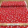 Modern Bowling Pins in Red / White / Black | Quilting Fabric | 44" Wide | 100% Cotton | By The Yard | Kanvas "It's a Strike"