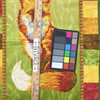 Pretty Foxy | Fox Wall Hanging Panel Fabric | Autumn Colors | 24 Inch Panel | Quilting Panel | 44 Inch Wide | 100% Cotton | Sold by the Panel