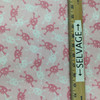 Tossed Skulls | Pink on Pink Juvenile Flannel Fabric | 44 Wide | 100% Cotton | By The Yard