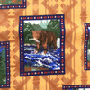 Big Country Woodland Scene Flannel Fabric | Deer | Bear | Novelty Flannel Fabric | 44 Wide | 100% Cotton | By The Yard