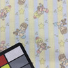 Precious Moments Striped in Yellow / Blue / Pink / Brown | Quilting Fabric | 44" Wide | 100% Cotton | By The Yard | Spectrix "Precious Moments"