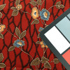 Floral in Red / Blue / Peach / Black | Quilting Fabric | 44" Wide | 100% Cotton | By The Yard | P&B Textiles "Antebellum Circa 1845"