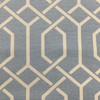 Lattice Fabric in Blue and Pale Green | Home Decor / Upholstery | 100% Polyester | 54" W | By the Yard | Regal Fabrics "Civic in Rain"
