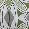 Geometric Fabric in Green / Grey / Natural Off White | Home Decor / Upholstery / Drapery | 95% Polyester / 5% Linen | 54" W | Regal Fabrics "Meyers in Fern"