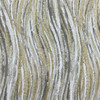 Wavy Design in Taupe / Off White / Gold | Home Decor Fabric / Upholstery | 100% Polyester | 54" W | By the Yard | Regal Fabrics "Flow in Quartz"