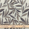 Leaf Sprigs Fabric in Beige / Brown / Grey | Home Decor / Upholstery | 100% Polyester | 54" W | By the Yard | Regal Fabrics "Weyland in Sandstone"