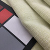 Linen Slub Weave in Pale Lime Green Fabric | Upholstery / Slipcovers / Curtains | Poly / Cotton / Linen Blend | 55" Wide | By the Yard | Leslie Jee Textiles "Affection" in Limeade