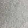 3.87 Yard Piece of Light Taupe Honeycomb Pattern Chenille Upholstery Fabric | Common Upholstery Blend | 54 inch Wide