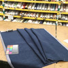 Striated Chenille Fabric in Indigo Blue | Upholstery | Heavy Weight | 54" Wide | By the Yard | Cambric in Indigo