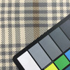 Plaid Twill Weave Fabric in Grey / Brown / Beige | Upholstery | 54" Wide | By the Yard | Orion in Grey Stone