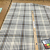 Plaid Twill Weave Fabric in Grey / Brown / Beige | Upholstery | 54" Wide | By the Yard | Orion in Grey Stone
