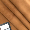 Chestnut Brown Velvet Fabric | Upholstery | 100% Polyester | 54" Wide | By the Yard | Serafina in Chestnut