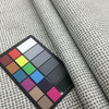 Dappled Check Jaquard Fabric in White and Grey | Medium to Heavy Upholstery | 54" Wide | By the Yard | Theory in Galvanized