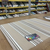 Striped Outdoor Fabric | Taupe / Beige / Grey / White | Patio & Marine Upholstery / Awnings | WATERPROOF | Sunbrella-Like | 47" Wide | By the Yard