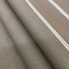 Striped Outdoor Fabric | Heathered Brown / Beige | Patio & Marine Upholstery / Awnings | WATERPROOF | Sunbrella-Like | 47" Wide | By the Yard