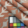 Arrow Design Indoor / Outdoor Fabric | Orange / Taupe / Off White | Water-friendly | Upholstery / Curtains | Sunbrella-Like | 54 Wide | By the Yard