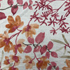 Watercolor Floral Home Decor Fabric | Orange / Pink / Off White | Curtains / Light Upholstery | Linen / Rayon | 54" Wide | By the Yard | Braemore "Gazebo" in Nectar
