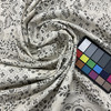 Stenciled Floral Home Decor Fabric | Grey and Off-White | Curtains / Light Upholstery | Linen / Rayon | 54" Wide | By the Yard | PKL Studio "Katazome Garden" in Cinder