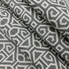 Tile Geometric Jacquard Fabric | Off White / Grey / Black | Upholstery | 54" Wide | By the Yard
