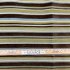 Textured Striped Fabric  | Brown / Green / Blue | Heavyweight Upholstery | 54" Wide | By the Yard