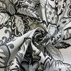 Richloom Solarium Outdoor Copeland Noir | Medium Weight Outdoor Fabric | Home Decor Fabric | 54" Wide