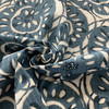 Richloom Platinum Inaki Slub Duck Indigo | Medium/Heavyweight Duck, Woven Fabric | Home Decor Fabric | 54" Wide