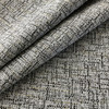 Richloom Fortress Clear Butner Woven Graphite | Home Decor Fabric | 54" Wide