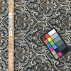 Richloom Solarium Parkview Outdoor Noir | Very Heavyweight Outdoor Fabric | Home Decor Fabric | 54" Wide