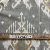 Magnolia Home Fashions Dakota Grey | Medium Weight Duck Fabric | Home Decor Fabric | 54" Wide