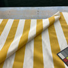 Premier Prints Indoor/Outdoor Vertical Stripe Citrus Yellow | Medium Weight Outdoor Fabric | Home Decor Fabric | 54" Wide