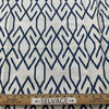Lacefield Designs Zoe Blend Navy | Medium Weight Basketweave Fabric | Home Decor Fabric | 55" Wide