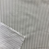 Vertical Ticking Stripe Cotton Duck Ivory and Grey | Medium Weight Duck Fabric | Home Decor Fabric | 54" Wide