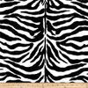 Poly/Cotton Twill Zebra Print Black/White | Medium Weight Twill Fabric | Home Decor Fabric | 60" Wide