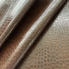Faux Leather Crocodile Brown | Very Heavyweight Faux Leather Fabric | Home Decor Fabric | 54" Wide