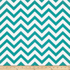 Premier Prints Indoor/Outdoor Zig Zag Ocean | Medium Weight Outdoor Fabric | Home Decor Fabric | 54" Wide
