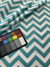 Premier Prints Indoor/Outdoor Zig Zag Ocean | Medium Weight Outdoor Fabric | Home Decor Fabric | 54" Wide