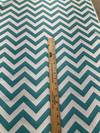 Premier Prints Indoor/Outdoor Zig Zag Ocean | Medium Weight Outdoor Fabric | Home Decor Fabric | 54" Wide