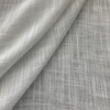 110" Faux Linen Sheer White | Lightweight Linen Fabric | Home Decor Fabric | 110" Wide