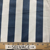 Premier Prints Canopy Stripe Primary Navy | Medium Weight Duck Fabric | Home Decor Fabric | 54" Wide