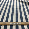 Premier Prints Canopy Stripe Primary Navy | Medium Weight Duck Fabric | Home Decor Fabric | 54" Wide