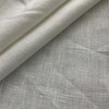 European 100% Washed Linen White | Medium Weight Linen Fabric | Home Decor Fabric | 56" Wide