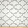 Premier Prints Fynn White/French Grey | Medium Weight Duck Fabric | Home Decor Fabric | 54" Wide