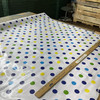 Oilcloth Tokyo Dot Blue | Medium/Heavyweight Oilcloth Fabric | Home Decor Fabric | 47" Wide