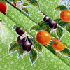 Oilcloth Summer Fruit Lime | Medium Weight Oilcloth Fabric | Home Decor Fabric | 46" Wide