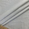 Premier Prints Classic Ticking Stripe Cotton Duck Navy | Medium Weight Duck Fabric | Home Decor Fabric | 54" Wide