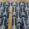 Premier Prints Arrow Twill Premier Navy/White | Medium Weight Twill Fabric | Home Decor Fabric | 54" Wide