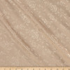 Rose Satin Jacquard Champagne | Lightweight Jacquard, Satin Fabric | Home Decor Fabric | 58" Wide