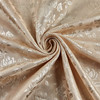 Rose Satin Jacquard Champagne | Lightweight Jacquard, Satin Fabric | Home Decor Fabric | 58" Wide